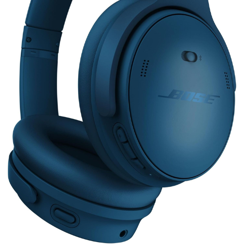 Bose QuietComfort Bluetooth Headphones, Wireless Headphones with Active Over Ear Noise Cancelling and Mic, Deep Bass, Up to 24 Hours of Playtime, Twilight Blue - Limited Edition Color