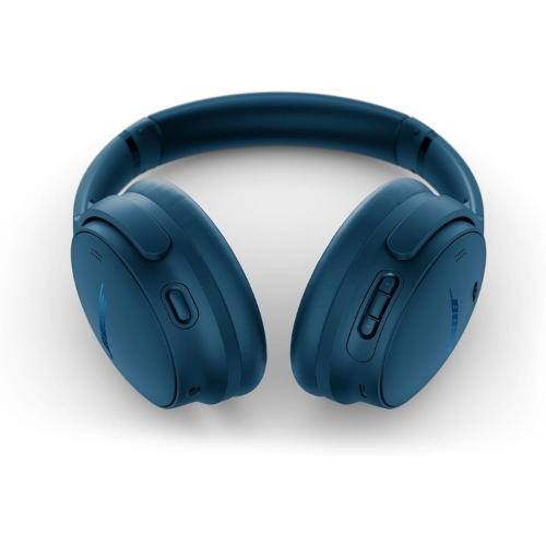Bose QuietComfort Bluetooth Headphones, Wireless Headphones with Active Over Ear Noise Cancelling and Mic, Deep Bass, Up to 24 Hours of Playtime, Twilight Blue - Limited Edition Color