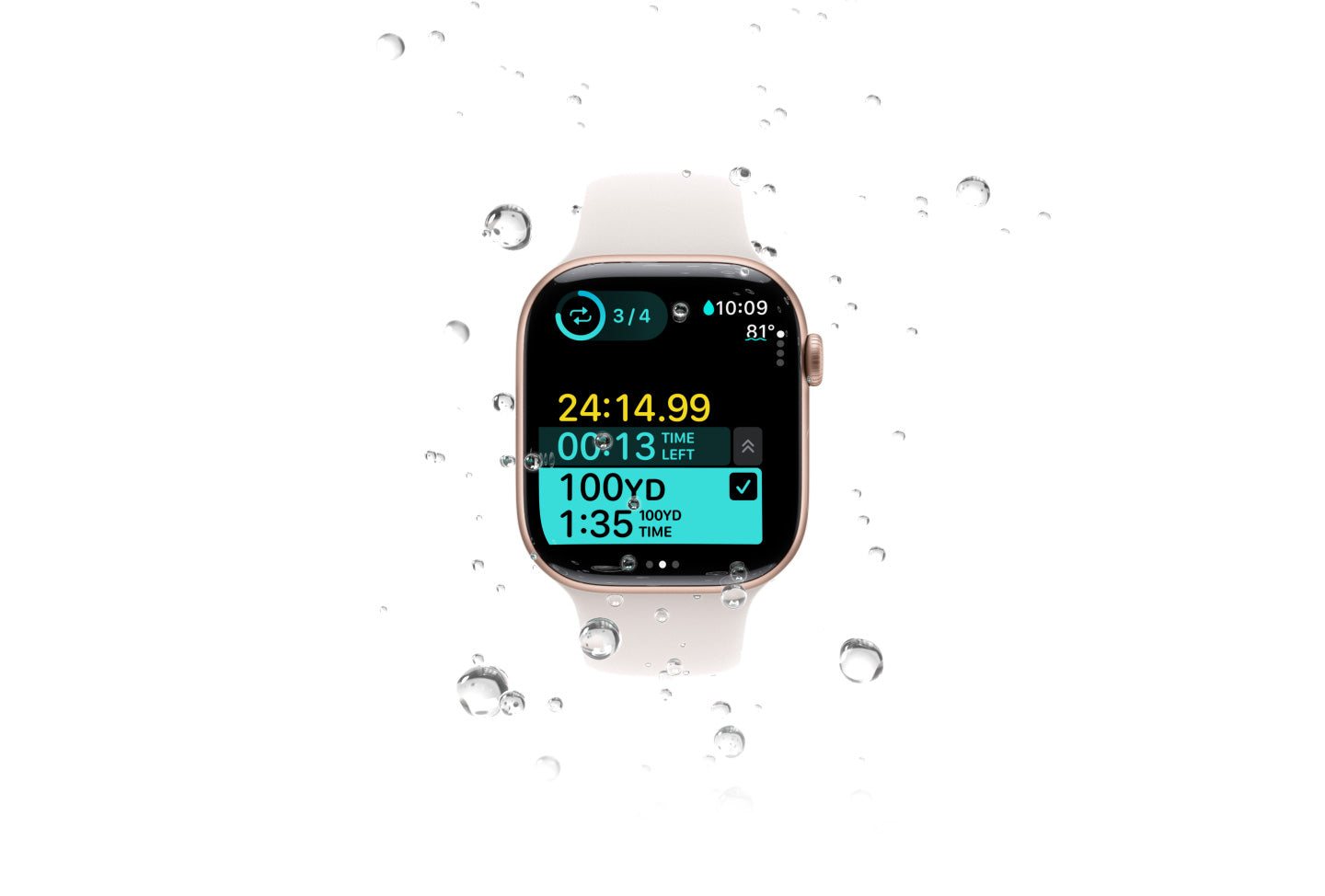 Apple Watch Series 10 – GPS, 46mm, Jet Black, Sport Band