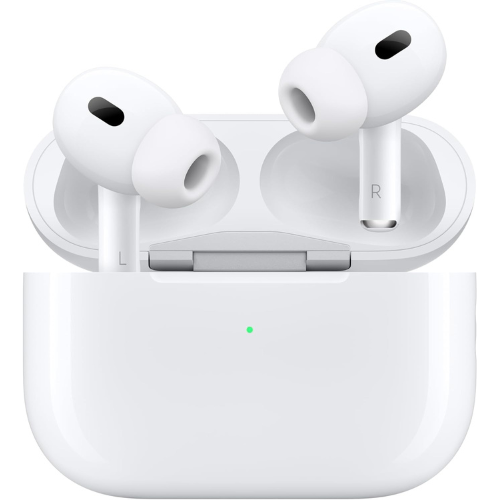 Apple AirPods Pro 2 Wireless Earbuds, Active Noise Cancellation, Hearing Aid Feature, Bluetooth Headphones, Transparency, Personalized Spatial Audio, High-Fidelity Sound, H2 Chip, USB-C Charging